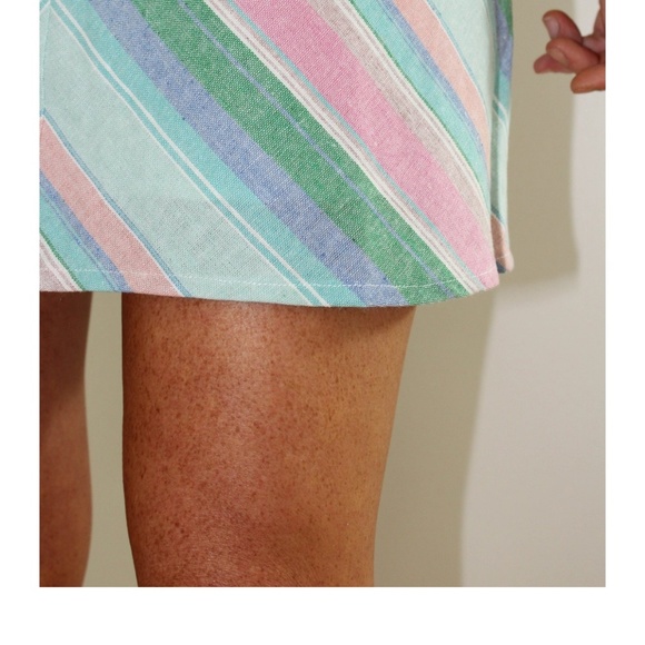 ❤Pastel chevron stripes shift summer dress - Picture 6 of 6